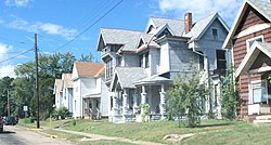 Victorian homes on Ohio State Route 800