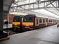 Class 320s 306 and 308 at Helensburgh Central