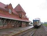 Amherst railway station The Windsor Star used this as their lead photo for an online feature called "Travel Top 5: Canada's best train trips"