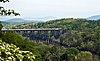 A Northeast Regional train crosses the James River near Lynchburg in 2011