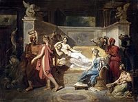 Félix Auvray (1800–1833): Alcibiades with the Courtesans (1833)