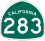 State Route 283 marker