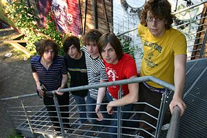 Chikinki (l–r): Rupert Browne, Steve Bond, Ed East, Trevor Wensley, Boris Exton