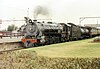 ALCO-built Class 15CA locomotive 2054 "Cheeta" at Vereeniging, Transvaal, in 1989