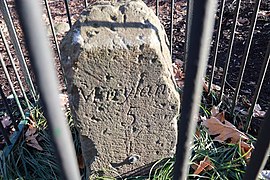 DC NW-9 boundary stone in 2021