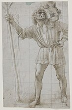 Saint Christopher, by Donato Bramante, 1490