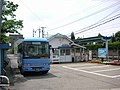 新保、大和田巡回巴士青空君（旧车辆）和车站大楼