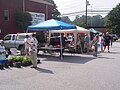 Part of the Franklin Tailgate Market in Franklin, North Carolina.