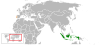 Location map for Indonesia and Portugal.