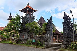 在巴厘省Puja Mandala Complex内的印度教庙宇Pura Jagat Natha。