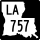 Louisiana Highway 757 marker