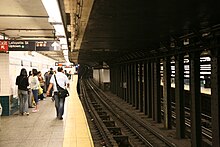 View of the Canal Street line platforms