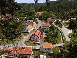 View from the Frejštejn Castle