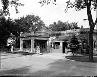 The cemetery office, c. 1935