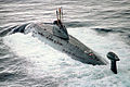 維克托III級潛艇，艉部明顯的莢艙