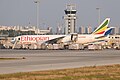埃塞俄比亚航空的波音777F型货机于北货场装卸货物