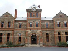 This is a photograph of the main building on the Roseworthy campus which was built in 1883 and now serves as a student hub.