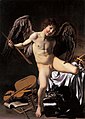 卡拉瓦乔《征服一切唯有爱》，1601至1602年，现藏于画廊 (柏林)