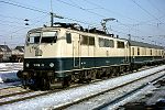 Deutsche Bundesbahn 111 109 at Freilassing in 1981