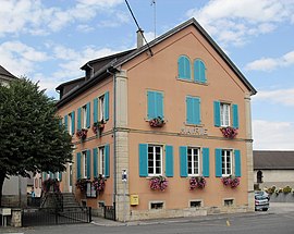 The town hall in Hirtzbach