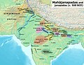 Achaemenid Empire (550-330 BC) and India in 500 BC.