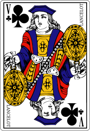 Jack of clubs: Lancelot