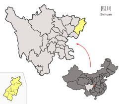 达州市在四川省的地理位置