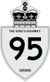 King's Highway 95 marker