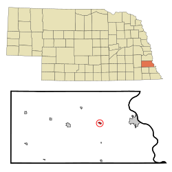 Location of Dunbar, Nebraska