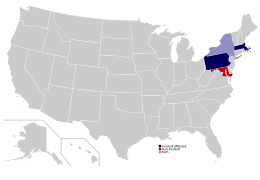 爱国者联盟 locations