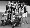 Image 42Sports photojournalists at Indianapolis Motor Speedway (from Photojournalism)