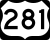 U.S. Highway 281 Alternate marker