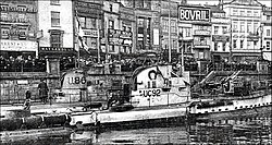 Uboats U-86 and UC-92 on exhibition in Bristol