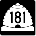 State Route 181 marker