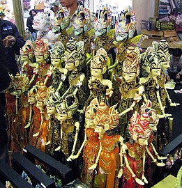 Sundanese wayang golek (3D wooden puppet), Indonesia.