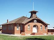 Side view of Liberty School.