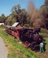 A train is prepared to travel from Hronec to Čierny Balog