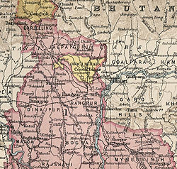 Cooch Behar and vicinity from The Imperial Gazetteer of India, 1931