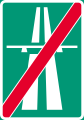 End of motorway (formerly used )