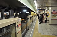 往浅草方向站台（2018年3月24日摄）