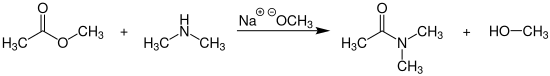 One route to dimethylacetamide