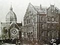 The former synagogue and the city bath, undated