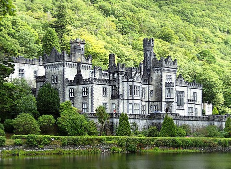 Kylemore Castle in Connemara, Ireland.