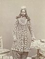 Nawab Muhammad Of Bahawalpur (1868-1900) wearing a loose Bahawalpuri salwar