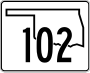 State Highway 102 marker