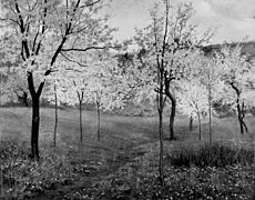 Primavera: Peschi fioriti (Spring: flowering peach trees), 1892