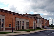 Image of the front of Stebbins High School