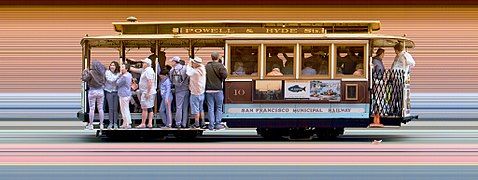 Strip photo of San Francisco Cable Car 10