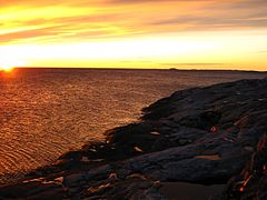 Sunset on Stokkøya