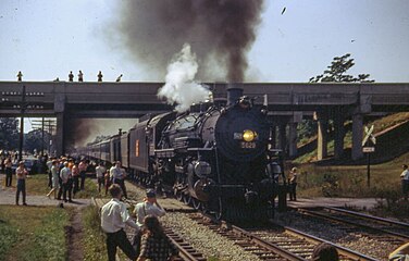 No. 5629 running near Kingsbury, Indiana, on September 17, 1967